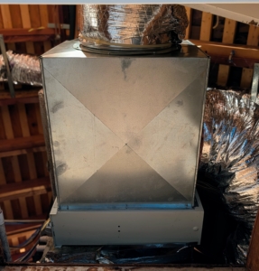 When was the last time your HVAC system was checked? Do you know where it's located in your home? In most homes, they are set up in either the attic or the basement. Here is a view of one in the attic of my guest house studio building.