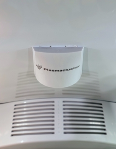 The Plasmacluster™ Ion Air Purifier uses advanced technology to eliminate any airborne bacteria and mold particles and odors.