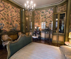 The “Monkey Bedroom” of the Rosen House was reserved for guests and showed Lucie's love for nature. (Photo by Gabe Palacio)