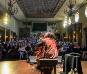 Not long ago, the Caramoor held its first event of the fall season with a performance from Abel Selaocoe, a boundary-breaking cellist from South Africa. (Photo by Gabe Palacio)