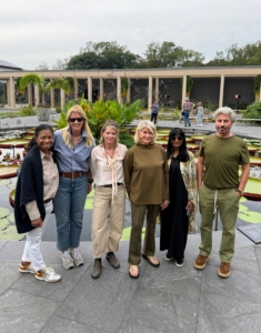 One of the day's later appearances was at Longwood Gardens. Here I am with my hardworking team - Laura Smalls, Meegan Colgan, Judy Morris, Dipali Patwa, and Taymour Hallal.