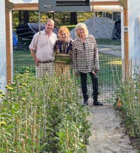 And here I am joined by Debra and my friend, artist and owner of Clove Brook Farm, Christopher Spitzmiller. Please go to BearCreekFarm.com to learn more about its flowers and workshops.