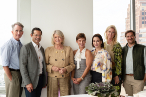 Our Martha Stewart Brand Summit was held at an outside New York City location not far from our headquarters. Here are some members of our executive team - EVP Design Kevin Sharkey, CEO Heath Golden, myself, CMO Natasha Fishman, CCGO Rachel Terrace, SVP Brand Management & Strategy Meegan Colgan, and EVP Culinary Thomas Joseph.