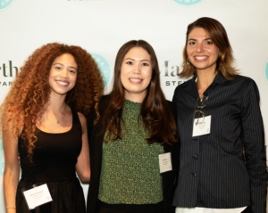 Assistant Art Director Olivia Crutchfield, Marketing Manager Jess Ketterer, and Senior Copywriter, Collier Sutter. (Photo by Kenzie King)