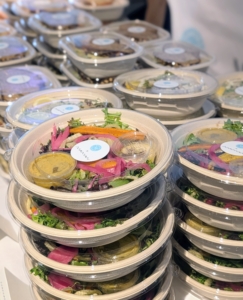 Maman also provided two delicious salads.