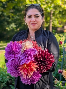 Enma cut so many beautiful blooms - hard not to cut more; they are all so pretty.