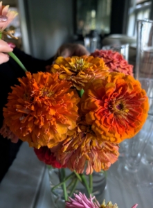 Zinnias are the simplest of flowers - a favorite of my dad. They come in extraordinary colors and sizes and shapes and are easily grown in one short season.