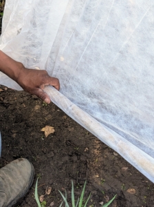 This side can be raised or lowered as needed.