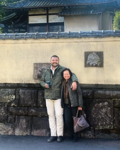 Both my mother and I are avid gardeners, and while Japan is filled with countless culinary, cultural, and horticultural wonders, visiting the chrysanthemums at Shinjuku Gyoen National Garden was at the top of our lists. Here we are on the morning of our first day in Tokyo, excited to start exploring.