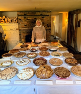 Here I am at the "pie table." I knew there would be a lot of pies, but I never thought there would be 33 to judge. Good thing I did not eat a big breakfast!