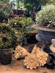 The store is filled with beautiful items from stone garden ornaments and urns...