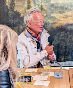 Among those on the podcast was Corey Tippin, who was part of my catering team and later returned as a stylist for my television show and magazine.