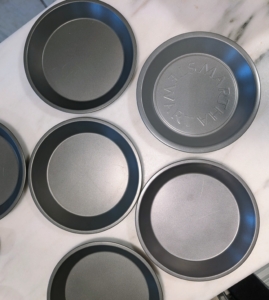 Look closely - one is clearly a Martha Stewart pie plate.