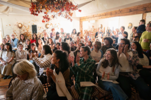 It was a full room and everyone listened intently. (Photo by Olya Vysotskaya)