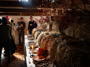 And then all the judges were given their task. We were told to taste every pie within one hour. (Photo by Olya Vysotskaya)