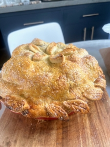 And my special projects producer made her rendition of my Mile High Apple Pie filled with pounds of apples in a flaky crust. What a wonderful selection of photos to ring in the holiday season. Hope you all had a great Thanksgiving.