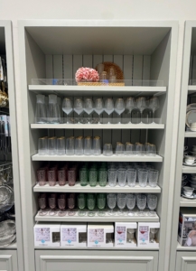 And looking for drinking glasses? There are martini sets, wine goblets, and glasses for every day use in a range of colors and designs, including my Hobnail Glass Tumblers - great for the kitchen and the bar.