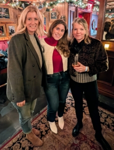 SVP of Brand Management & Strategy Meegan Colgan with Media Producer Abby Lengyel, and my longtime Special Projects producer Judy Morris.