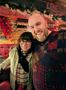 Here are Strategy Director Kim Dumer, who has worked with me for many years, and Video Editor Sean Petell.