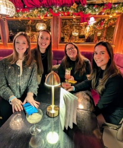 At this table are Brand Manager Kate Kelly, Senior Marketing Manager Sophie Roche, Culinary Manager Emily Greene, and Culinary Producer Alex Utter.