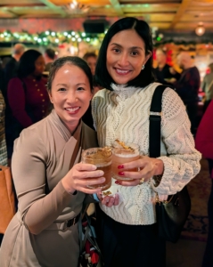 In this photo - Ellen with Ivy Spargo, EVP Brand Management.