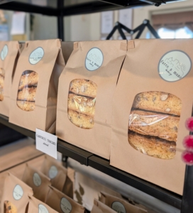 There's Cantucci Toscani, a traditional Tuscan biscotti that is crunchy and perfect for dipping.