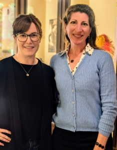Here are Gillian Fox, President & CEO of Caramoor and Gayle Greves, Director of Guest Experience.