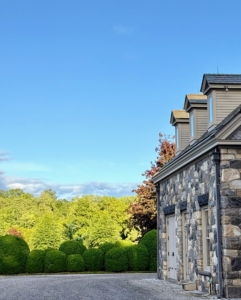 Carlos enjoys capturing photos of the changing skies. On this warm summer day, there was nothing but beautiful blue above the farm.
