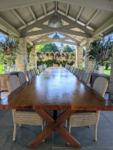 And here is the table completely done - and ready for my next gathering. In fact, I'm entertaining later this week!