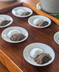 Although the food is already well seasoned, I always like to put out some extra salt and pepper.