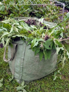 And my 48-gallon reusable heavy-duty, multi-purpose debris bags are great to use all over the farm. These bags hold hundreds of pounds. Look for them on my shop at Amazon.