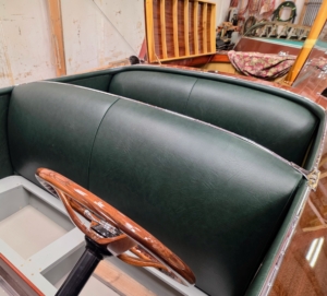 The seats were also completely restored.
