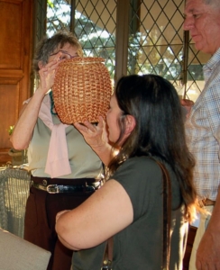 They all loved seeing my baskets - so well crafted and so well preserved.