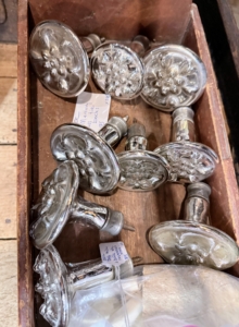Some pieces are more functional. These are vintage curtain tiebacks or pullbacks - decorative accessories that gather and hold curtains away from the window frame, allowing more light inside.