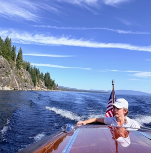 Later, the group enjoyed a private ride aboard THRILL on Lake Tahoe.