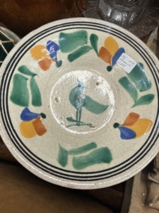 Another type of pottery is called Faience. This pottery is a type of glazed ceramic known for its bright, glassy surface, originating from both ancient Egyptian quartz-paste ceramics and later European tin-glazed earthenware. The word "faience" comes from Faenza, an Italian town famous for tin-glazed pottery, and the French term "faïence" became widely used across Europe.