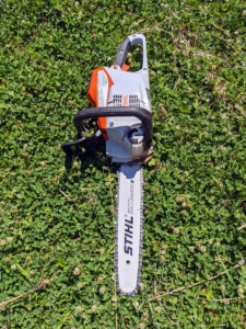 STIHL designed and built its first electric chain saw in 1926 and 100 years later, it is still one of its best pieces of equipment. This one is run on an AP 300 S Lithium-Ion Battery, which is powerful and compatible with a wide range of other STIHL tools.