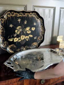 The tray is then returned to its spot in my Brown Room.
