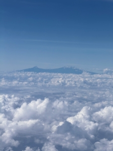 Leaving the Masai Mara en route to Lamu, Ryan took this snapshot of Mount Kilimanjaro, the highest mountain in Africa and the highest free-standing mountain above sea level in the world. I climbed Kilimanjaro years ago.