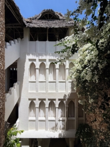 In Lamu Town, Ryan and his friends rented this house called the "Fishbone" House. It was built to pay tribute to the beautiful Swahili architecture and is decorated with natural elements like found whale bones and drift wood.