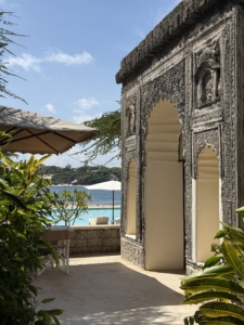 This is The Majlis Hotel on Manda Island in the Lamu Archipelago. Ryan caught beautiful views from this vantage point.