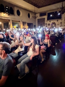 And the audience loved it.