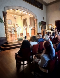 Many guests took videos to share on their own social media platforms.
