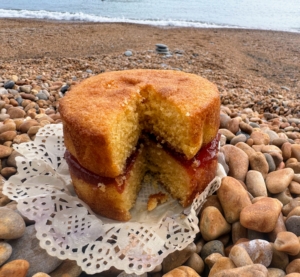 Julia met us with a delightful picnic, which we enjoyed on the rocky shore.