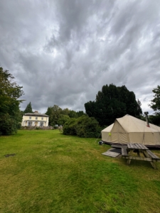 Next, we spent two nights "glamping" in a bell tent at the YHA hostel in Hawkshead in the Lake District.