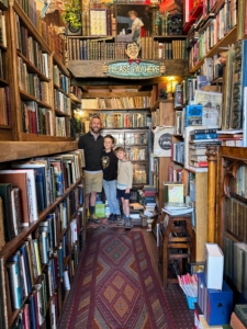 We walked about 30 miles during our time in Edinburgh. Seeing a city on foot offered the chance to pop into so many fascinating shops, including The Gently Mad, a stunning antiquarian book and bookbinding store.