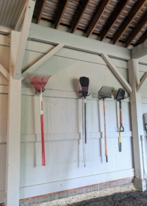 And then tools are placed back in their designated places.