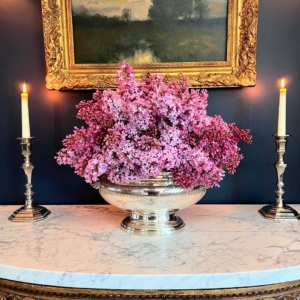Anthony loves lilac season. They fill his home with such sweet scents.