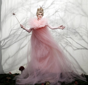 This is my “Fairy God Martha” costume. I wore a pink bodysuit and leggings underneath all this tulle fabric. (Photo by Fadil Berisha)