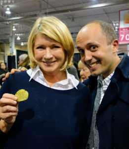 Andrew met up with me in Toronto at the Delicious Food Show in 2013 where I conducted a cooking demo in one of my new kitchens.